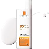 La Roche-Posay Anthelios Light Fluid Facial Sunscreen SPF 60 | Lightweight Sunscreen For Face | Fluid Texture | Broad Spectru