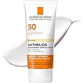 La Roche-Posay Anthelios Mineral Sunscreen SPF 50 Gentle Lotion | Broad Spectrum SPF + Antioxidants | Face & Body Sunscreen |