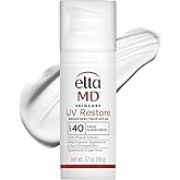 EltaMD UV Restore Face Sunscreen, SPF 40, Mineral Sunscreen for Sun Damaged Skin Repair, Anti-Aging Zinc Oxide Sunscreen Form