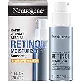 Neutrogena Retinol Face Moisturizer, Rapid Wrinkle Repair with SPF 30 Sunscreen, Daily Anti-Aging Face Cream with Retinol & H