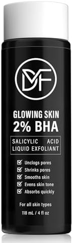 2% BHA Salicylic Acid Liquid Exfoliant Serum For Blackhead Removal,Unclog Pores,Smooths skin118mL 4 fl OZ Face Exfoliator For Facial Skin Care