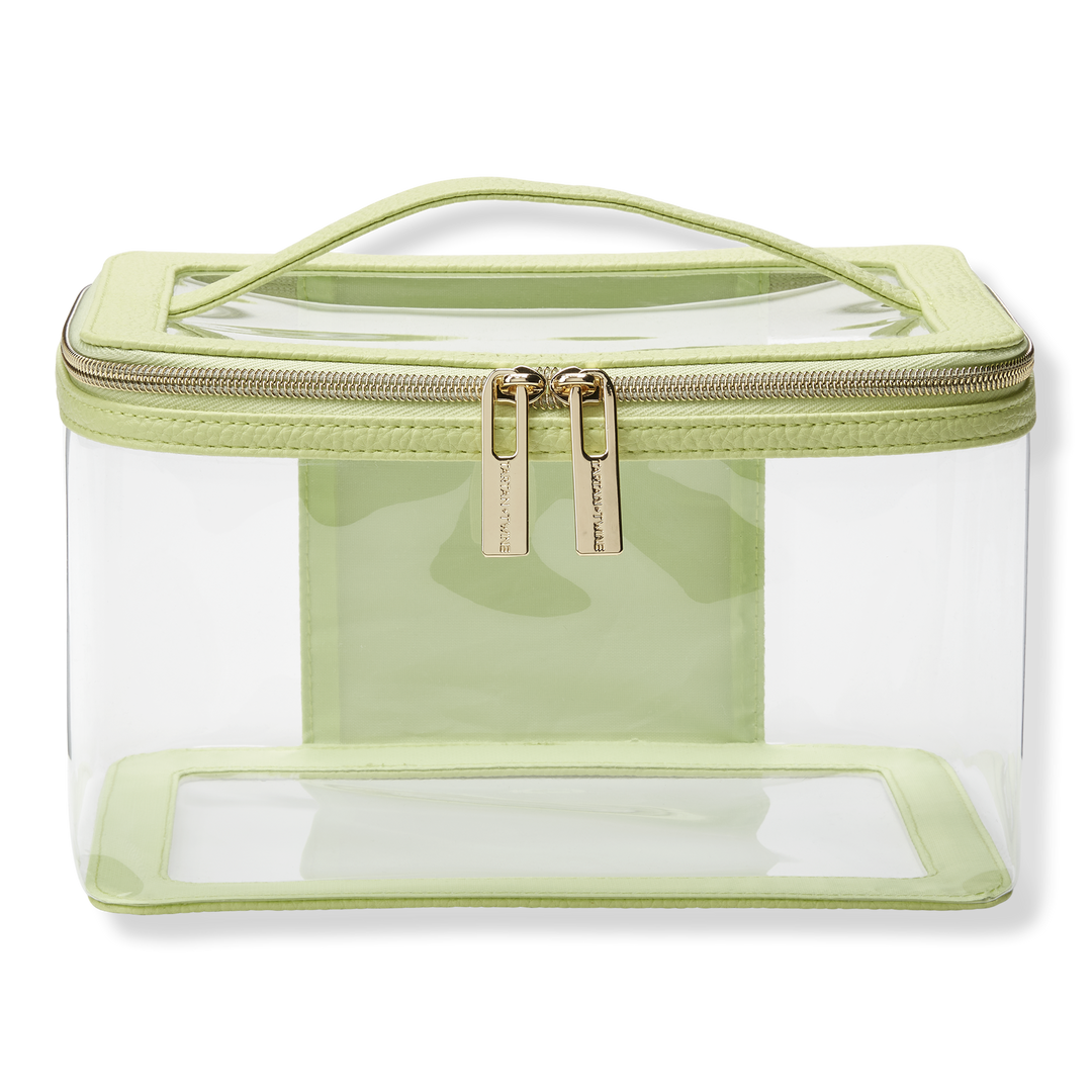 Tartan + Twine Lime Green Train Case #1