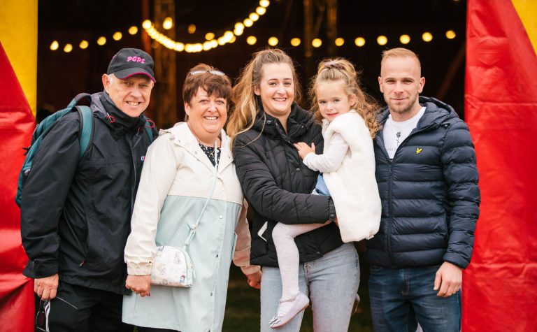 Bella and her family on a day out at Zippos Circus